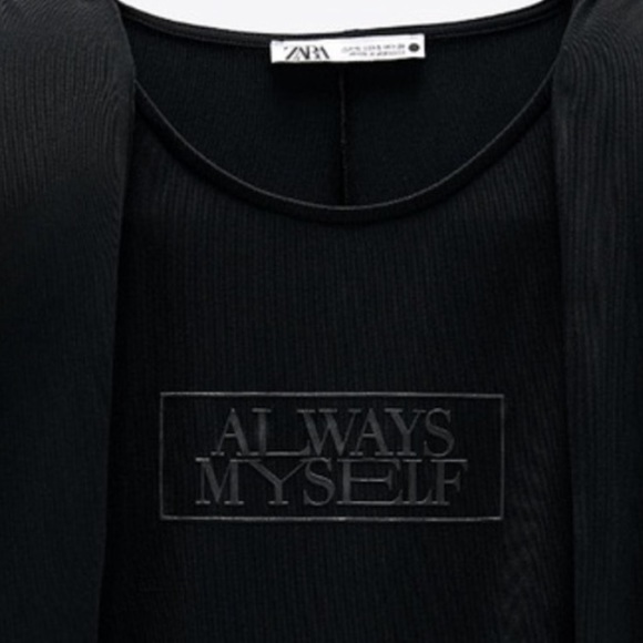 New Zara Always Myself body with shoulder pads - Picture 8 of 13